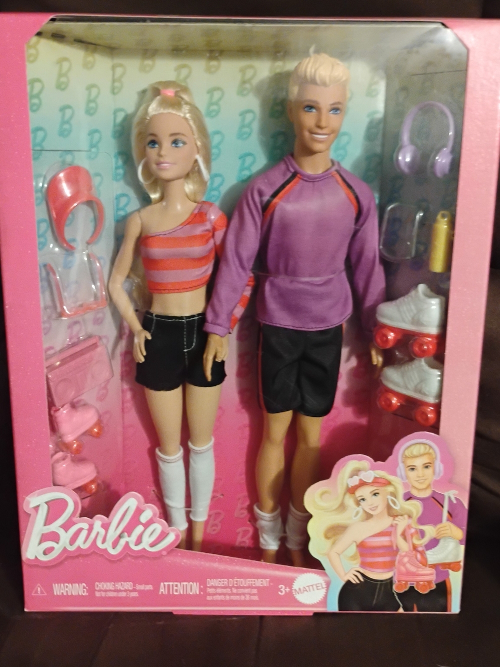 Barbie Pink & Purple Roller Duo with Accessories